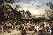 BRUEGHEL, Jan the Elder St Martin df oil painting artist